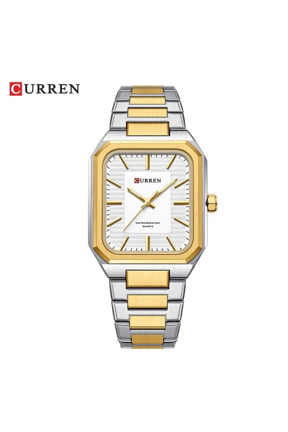 Curren Caren 8457 Men's Steel Belt Business Watch Hot Sale Watch Quartz Watch Men's Watch in Stock