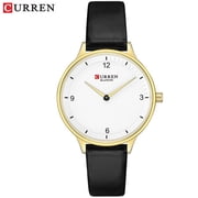Curren Casual Analogue Quartz Leather Watches For Women Clock Montre Femme Fashion Thin Ladies Wrist Watch Bayan Kol Saati - Quartz Wristwatches