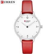 Curren Casual Analogue Quartz Leather Watches For Women Clock Montre Femme Fashion Thin Ladies Wrist Watch Bayan Kol Saati - Quartz Wristwatches