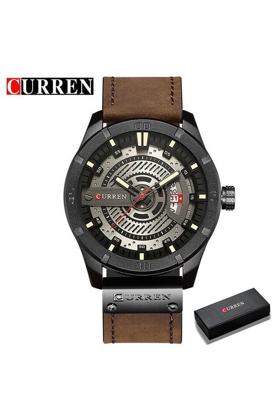 Curren Hot Fashion Creative Watches Casual Military Quartz Sports Wristwatch Display Date Male Clock Hodinky Relogio Masculino - Quartz Wristwatches