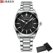 Curren Man Watch Fashion Stainless Steel Quartz Wristwatches Top Brand Simple Thin Watches For Men Gold Clock - Quartz Wristwatches
