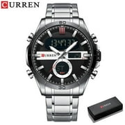 Curren Man Watch Luxury Brand Casual Sport Wristwatches Male Digital Design Luminous Clock With Chronograph - Quartz Wristwatches