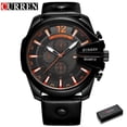 thumbnail image 1 of Curren Men's Casual Sport Quartz Watch Mens Watches Top Brand Luxury Wrisatswatch Leather Strap Military Watch Wrist Male Clock - Quartz Wristwatches, 1 of 6