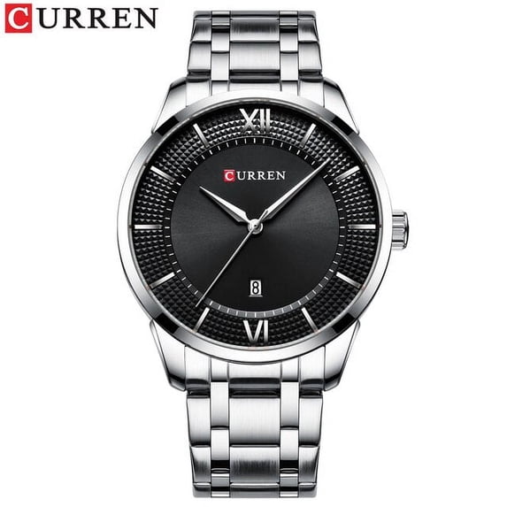 Curren Men's Watches Top Brand Luxury Fashion Style Quartz Wrist Watch Auto Date Busines Stainless Steel Male Clock Reloj Hombre - Quartz Wristwatches
