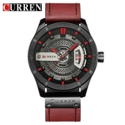 Curren Men Military Sports Watches Men's Quartz Date Clock Man Casual Leather Wristwatches Relogio Masculino - Quartz Wristwatches