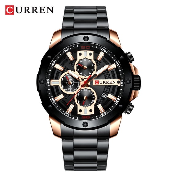 Curren New 8336 Six-Pin Chronograph Watch Men's Watch Stylish and Versatile Watch