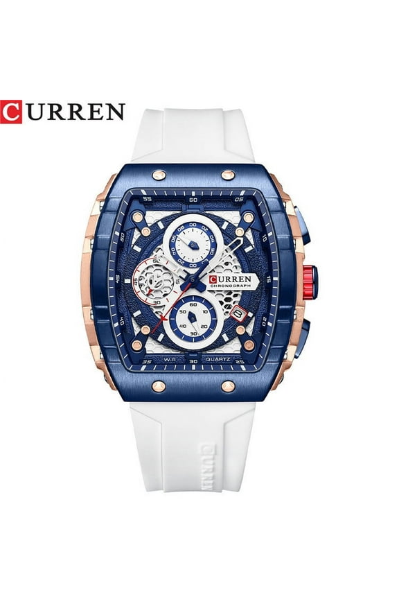 Curren New 8442 Six-Pin Chronograph Men's Watch Fashion Multi-Function Watch