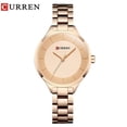 thumbnail image 1 of Curren New Fashion Creative Women Watches Dress Ladies Bracelet Watch Rose Gold Female Clock Full Steel Wristwatch Gift - Quartz Wristwatches, 1 of 6