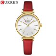 thumbnail image 1 of Curren New Green Watches For Women Luxury Charming Rhinestone Dial Clock Ladies Leather Wristwatches Female Relogios Feminino - Quartz Wristwatches, 1 of 6