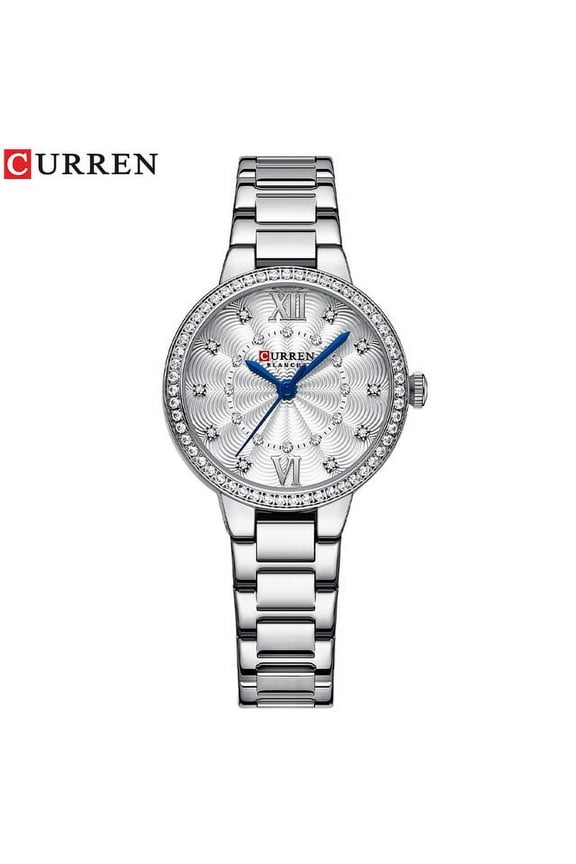 Curren New Silver Watch Women Watches Ladies Creative Steel Women's Bracelet Watches Female Waterproof Clock Relogio Feminino - Quartz Wristwatches