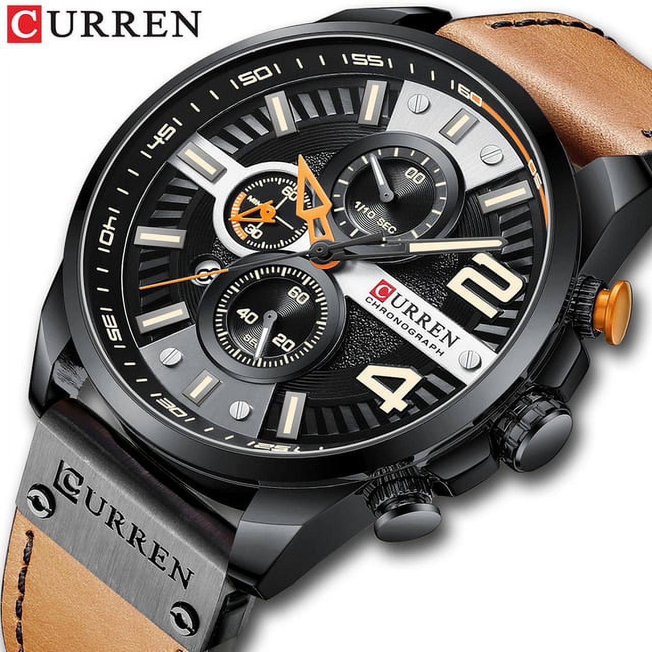 Curren Simple Men's Watches Quartz Luminous Hands