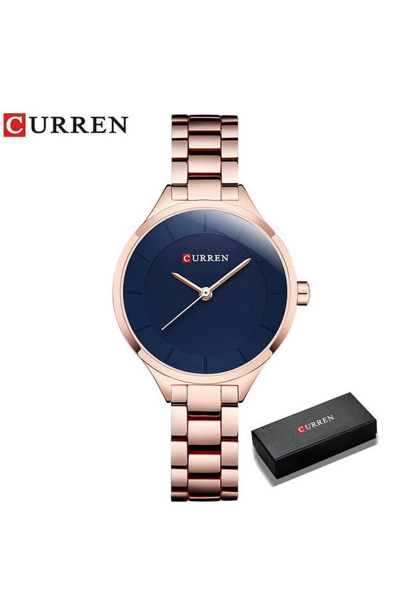Curren Relogio Masculino Women Watch Stainless Steel Quartz Wrist Watch Creative Design Ladies Clock Female Watch Montre Femme - Quartz Wristwatches