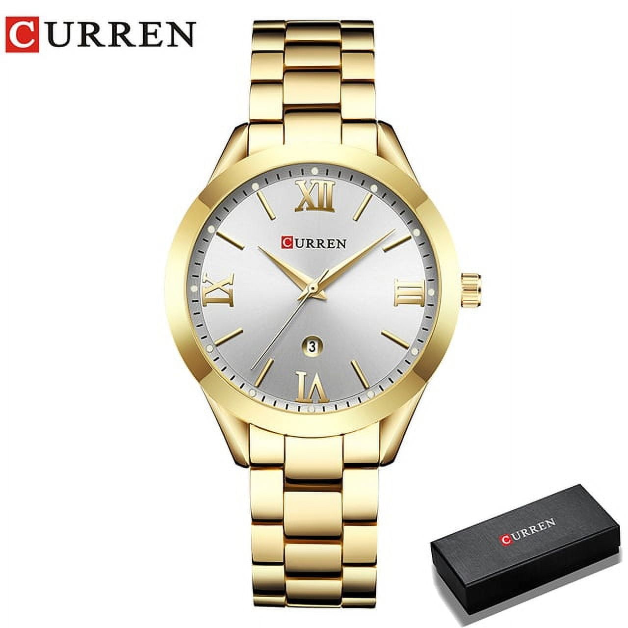 Curren Watch Women Top Brand Quartz Female Bracelet Watches Stainless Steel Wrist Watch For Ladies Reloj Mujer Gift Rose Gold - Quartz Wristwatches