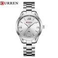 thumbnail image 1 of Curren Watch Women Top Brand Quartz Female Bracelet Watches Stainless Steel Wrist Watch For Ladies Reloj Mujer Gift Rose Gold - Quartz Wristwatches, 1 of 6