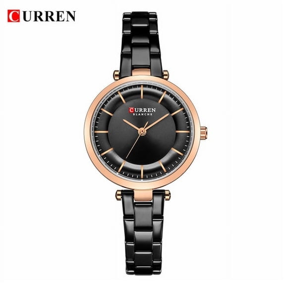 Curren Women Watches Luxury Metal Bracelet Wristwatch Classy Fashion Quartz Clock Blue Female Stainless Steel Dress Watch - Quartz Wristwatches