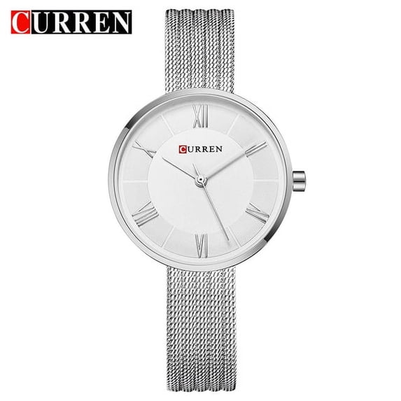Curren Women Watches New Luxury Casual Analog Stainless Steel Quartz Female Wristwatch Fashion Ladies Dress Clock Reloj Mujer - Quartz Wristwatches