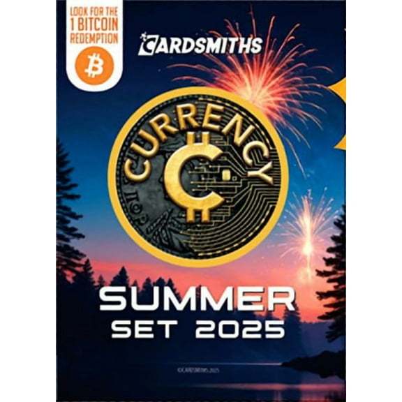 Currency Summer Set 2025 Trading Card Pack (1 Bitcoin Randomly Inserted! Look for the Cryptocurrency Redemption Card 1:96 Packs!)