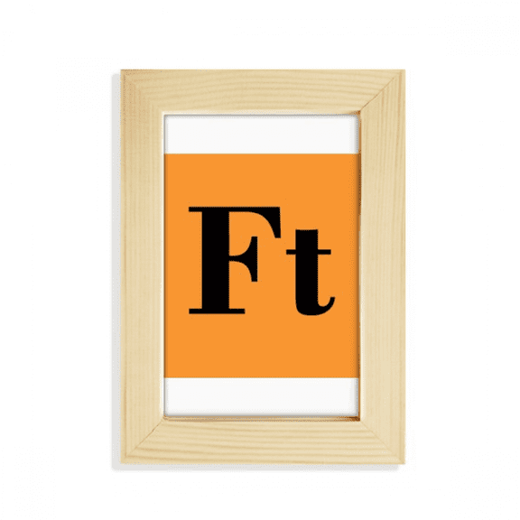 Currency Symbol Hungarian Forint Desktop Display Photo Frame Picture Art Painting 5x7 inch