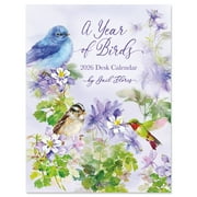 Current 2026 A Year of Birds Desk Planner & Calendar, 8.5-Inch x 11-Inch, Large Bookstore-Quality Monthly Calendar