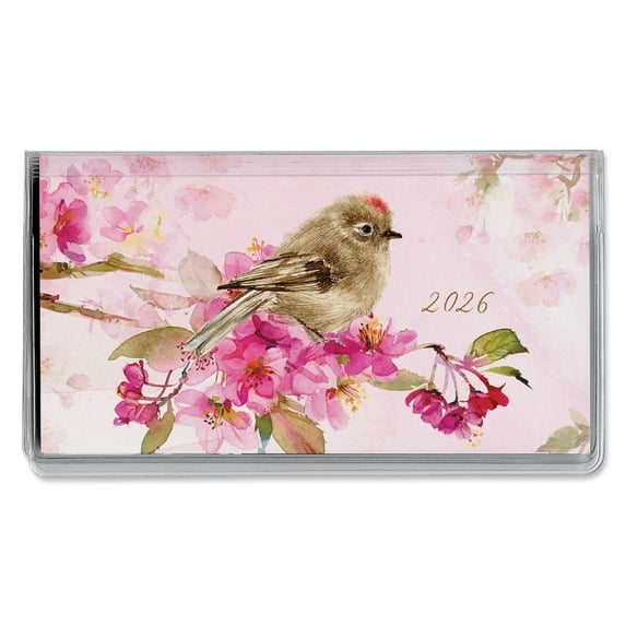 Current 2026 Birds Planner Pocket Calendar & Memo Pad, 3.5"x 6.5", Bookstore-Quality