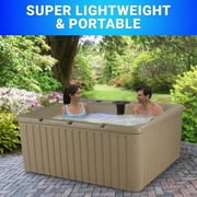 Aqualife by Strong Spas Current 4 Person Plug & Play Hot Tub, 14 Jets, Cobblestone