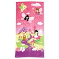 thumbnail image 1 of Current Beach and Bath Towel for Girls - Fairy Design, Extra-Large, 100% Cotton, 30 inch x 60 inch, 1 of 1