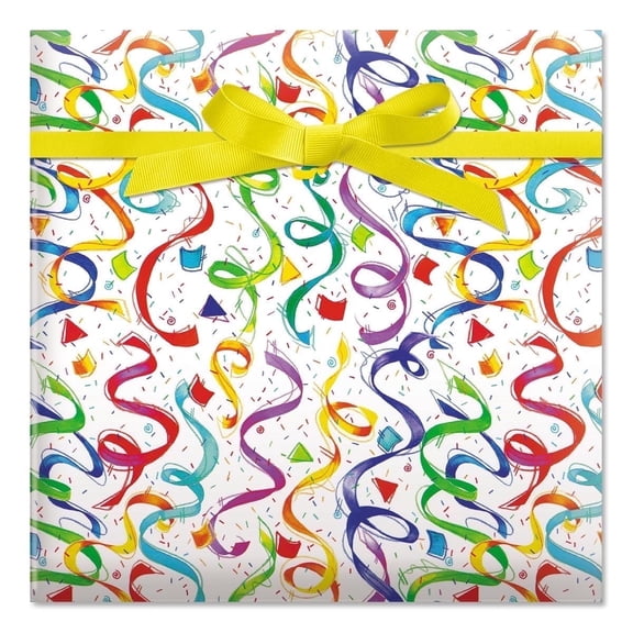 Current Birthday Confetti Jumbo Roll Heavyweight Wrapping Paper, 1 Pack, 23 in x 32 ft
