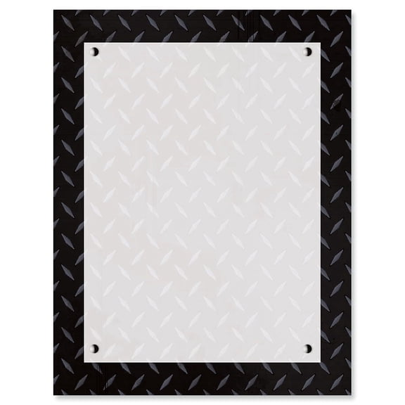 Current Black Steele Plate Pattern Letter Papers - Set of 25, Stationery Papers, 8 1/2" x 11"
