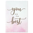 thumbnail image 1 of Current Blush Gratitude Greeting Cards Single Pack - One Count, Single Design, Large 6 3/4 x 4 1/2 Inch Cards, Sentiments Inside, Envelopes Included, 1 of 4