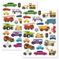 thumbnail image 1 of Current Cars and Trucks Stickers - 2 8.5" x 11" Sheets, 50 Stickers, 1 of 5