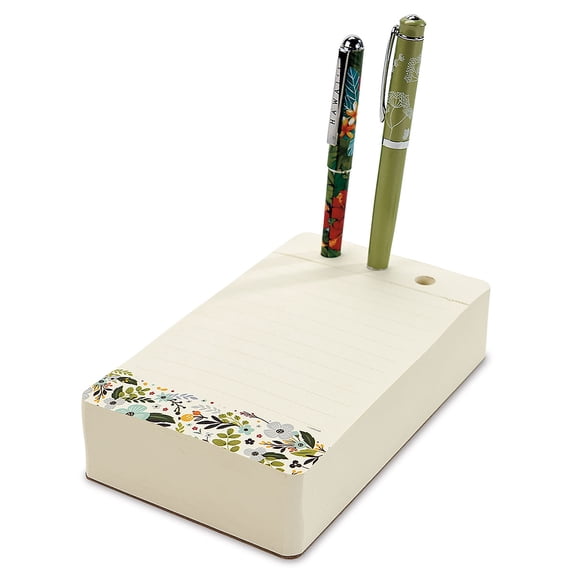 Current Chunky Aubrey Floral Notepad – Set of 1, 300-Sheet Pad, 4 1/4 x 7 Inches, Memo Pad, Shopping List, To-Do Notes, Office Organizer