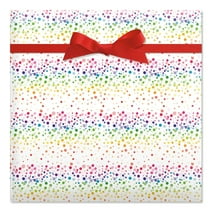 Current Confetti Birthday Jumbo Roll Heavyweight Gift Wrap Paper, 61 sq ft., Kids Happy Birthday Celebration Party Wrapping Paper