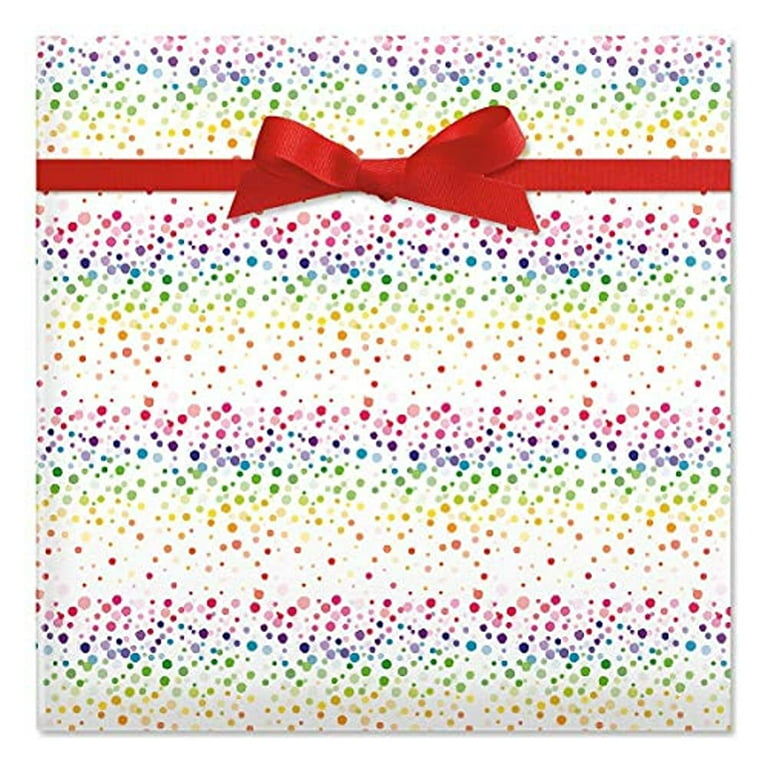 Birthday Wrapping Paper Sheet christmas wrapping paper jumbo rolls - gift  wrapping paper4 Sheets Folded Flat for Party, Baby Shower - 17 Inch X 27.5  Inch Per Sheet