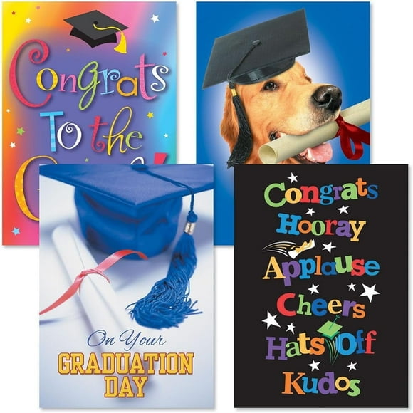 Current Congrats Graduation Greeting Cards - Set of 8 , 5 x 7 Inch