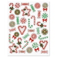 thumbnail image 1 of Current Deluxe Peppermint Joy Glitter Stickers, Christmas Candy Canes, 1 of 5