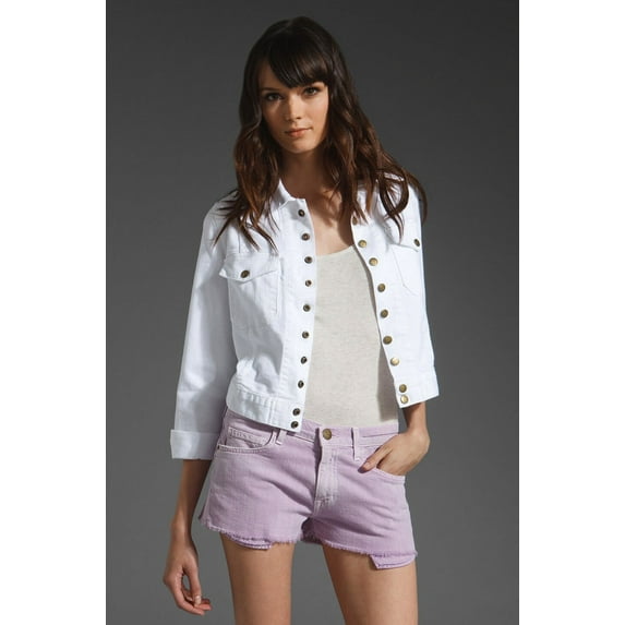 Current/Elliott Women's The Snap Jacket, Sugar, 1