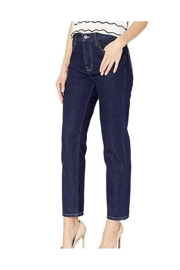 Women's Vintage Clean Rig Indigo Cropped Slim Leg Jeans, 24
