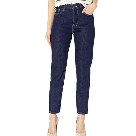 Current/Elliott Women's Vintage Clean Rig Indigo Cropped Slim Leg Jeans, 27