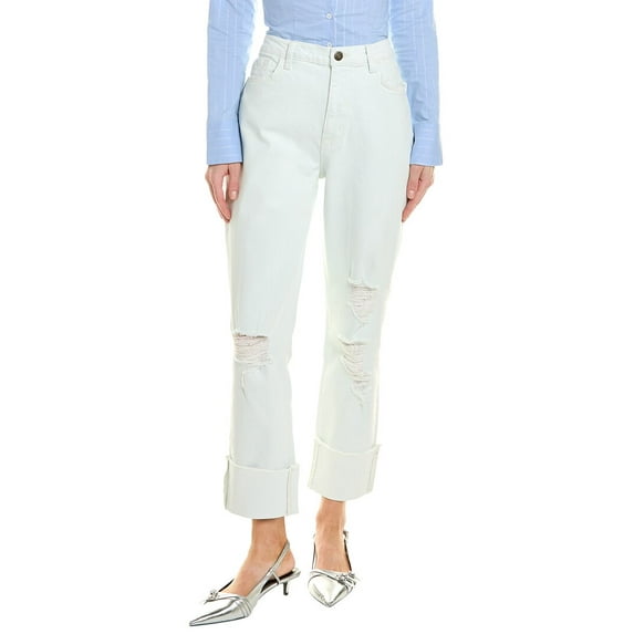 Current/Elliott womens Relaxed Cuffed Boyfriend Oblique Boyfriend Jean, 23