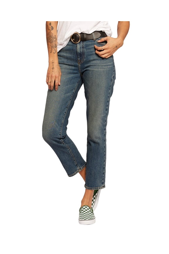 womens The Mom Crescent Straight Leg Jean, 23