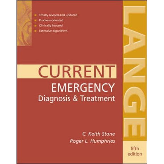 Pre-Owned Current Emergency Diagnosis & Treatment (Paperback) 0838514502 9780838514504
