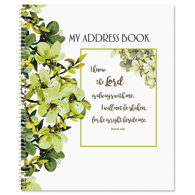 Current Faith Large Print Address Book, 56 pages, 7 x 81/2Inches