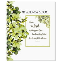 Current Faith Large Print Address Book, 56 pages, 7 x 8-1/2-Inches