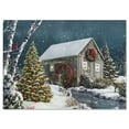thumbnail image 1 of Current Falling Snow Christmas Cards - Set of 18, Holiday Greeting Cards, 5 x 7", 1 of 1