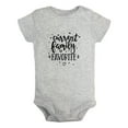 thumbnail image 1 of Current Family Favorite Funny Rompers For Babies, Newborn Baby Unisex Bodysuits, Infant Jumpsuits, Toddler 0-12 Months Kids One-Piece Oufits (Gray, 0-6 Months), 1 of 4