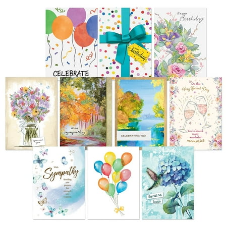 Current Favorites All Occasion Greeting Cards Value Pack - Set of 20, 5" x 7"