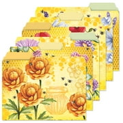 Current File Folders, Bee Friends, Staggered Tabs, 9-1/2 x 11-3/4, Set of 24