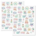thumbnail image 1 of Current Floral Word Stickers - Flower Stationery, 2 Full-Size 8 1/2" x 11" Sheets, Variety Pack, Decals, Festive, Kids Classroom Activities, Party Favors, Crafts, 1 of 5