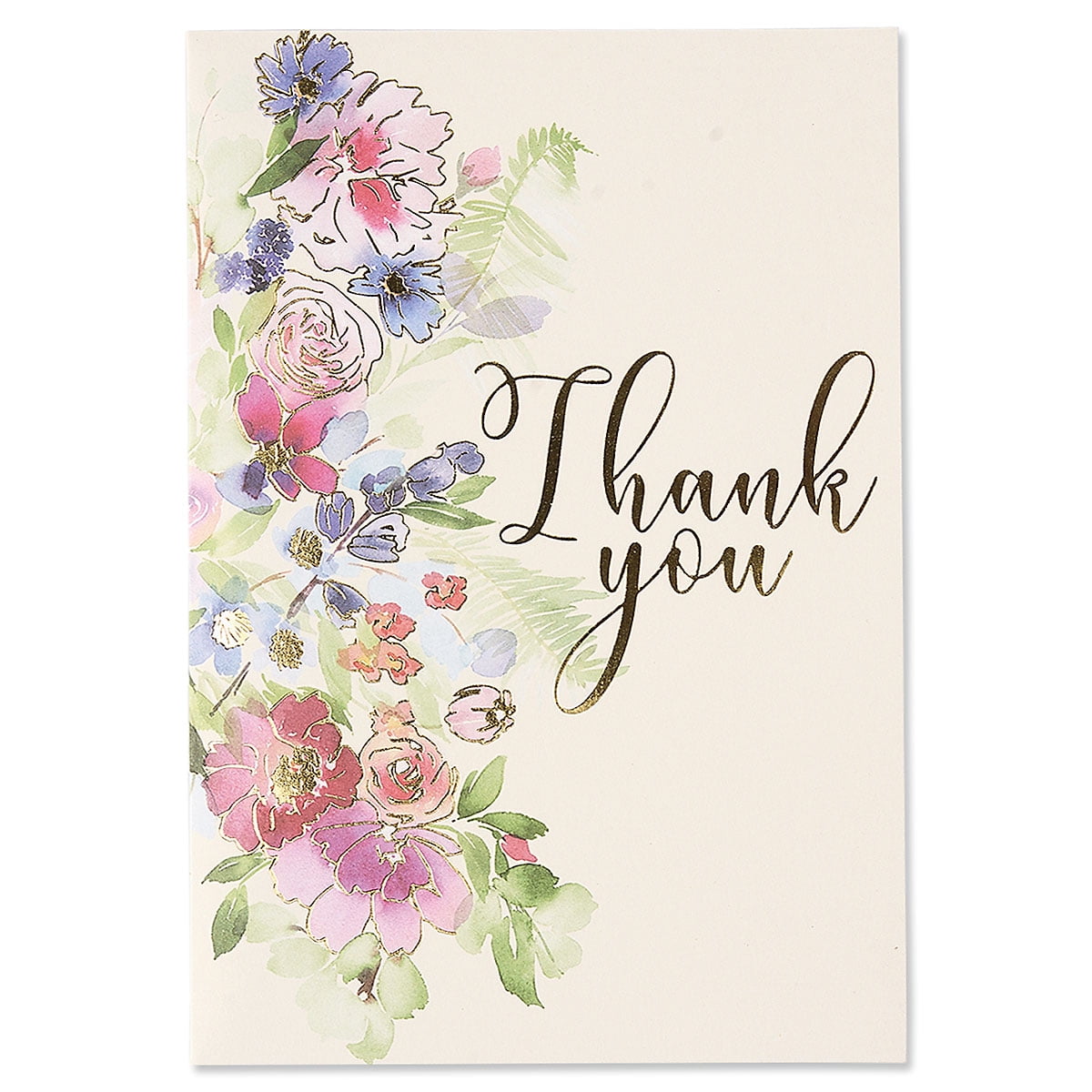 Current Fresh Garden Bouquet Deluxe Thank You Note Cards - Set of 16, 4 ...