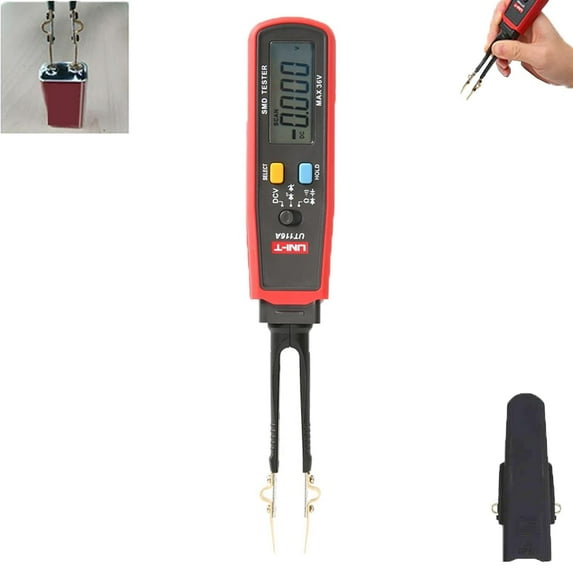 Current Fuse Tester, Power Fuse Monitor, Multimeter Short/Open Finder, Automotive Circuit Tester Accessory for Mini Maxi ATC Fuses, Live Current Reading up to 80A (1 pc)